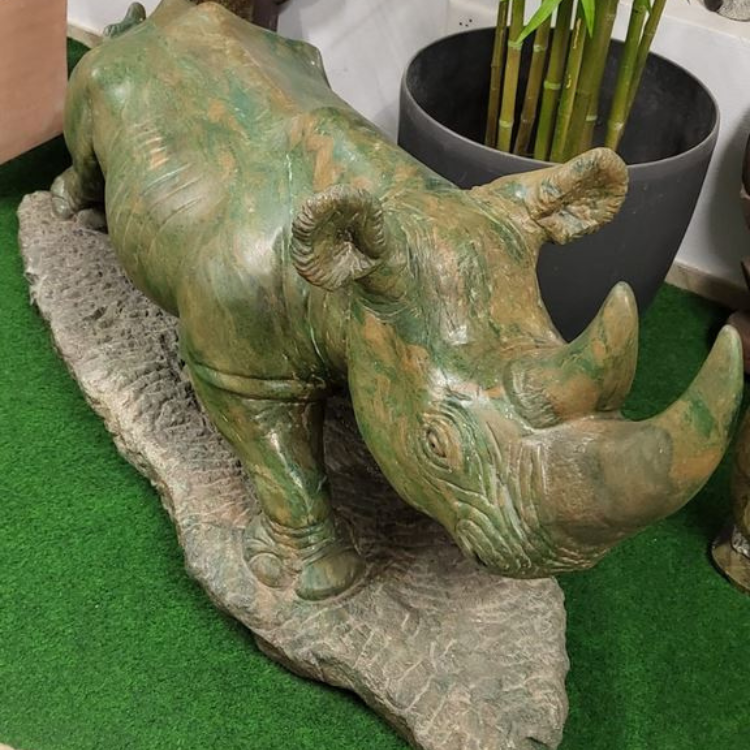 Shona sculpture of a Rhino
